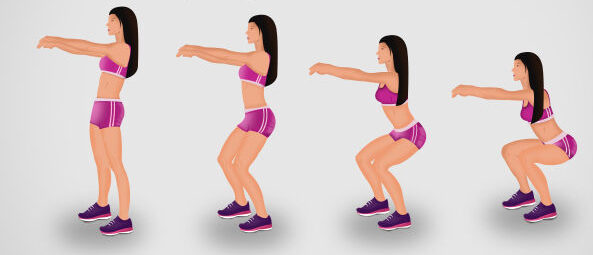 como fazer agachamento e1584836763628 - Os 3 melhores Exercicios para aumentar pernas e Gluteos rapidamente - Comprovado!